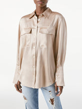 Load image into Gallery viewer, Washable Silk Boyfriend Shirt
