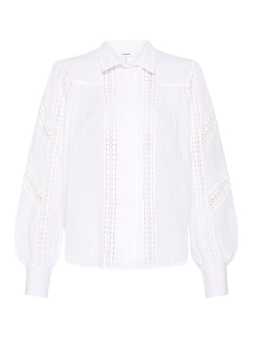 Panel Lace Button Up
